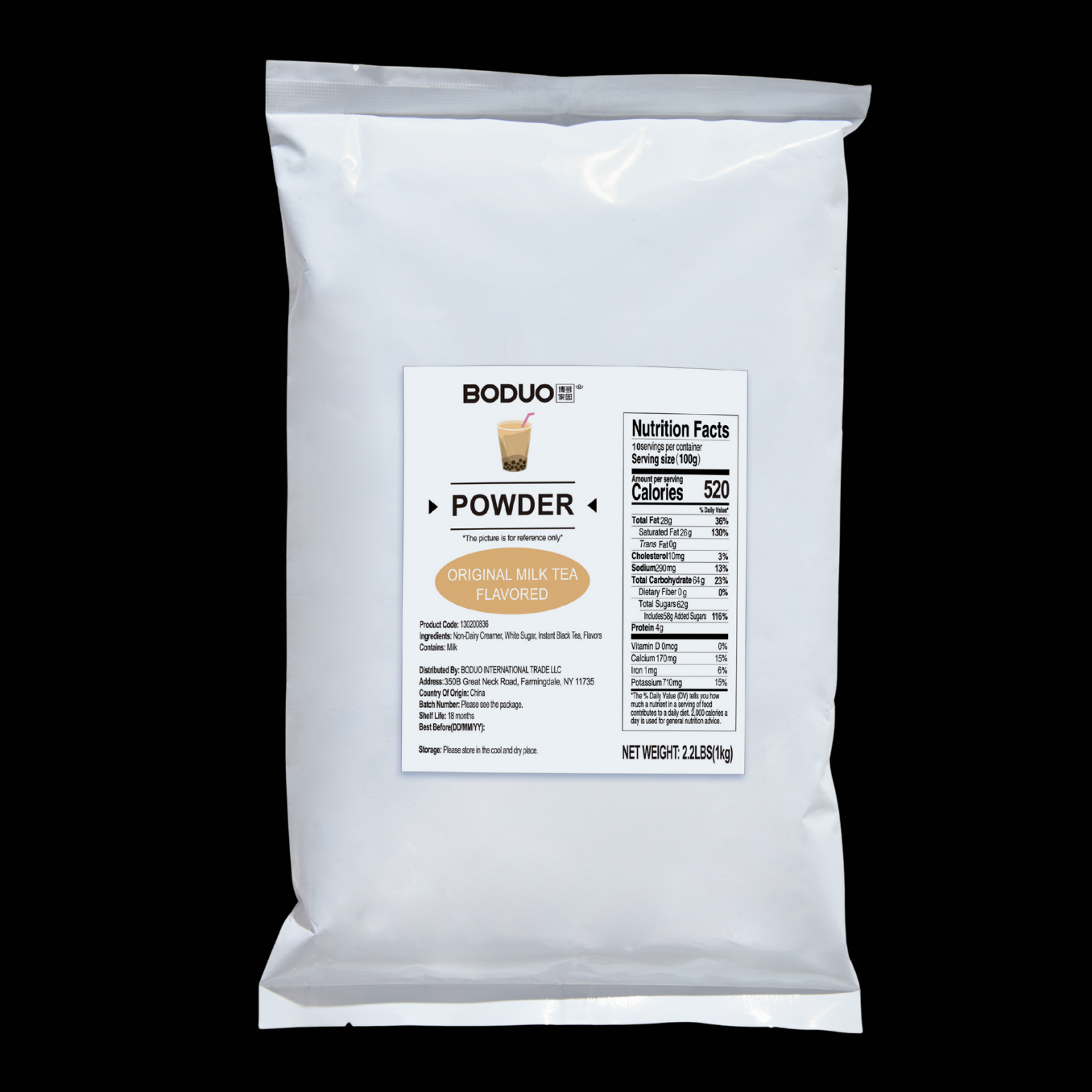 3-in-1 Original Milk Tea Flavored Powder