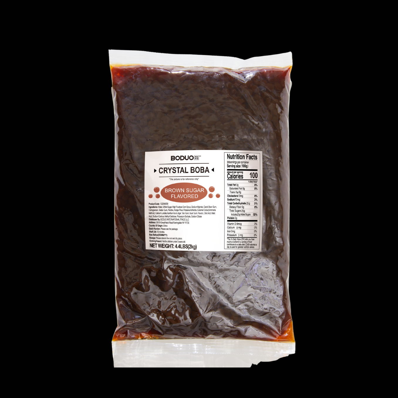 Brown Sugar Flavor Crystal Boba