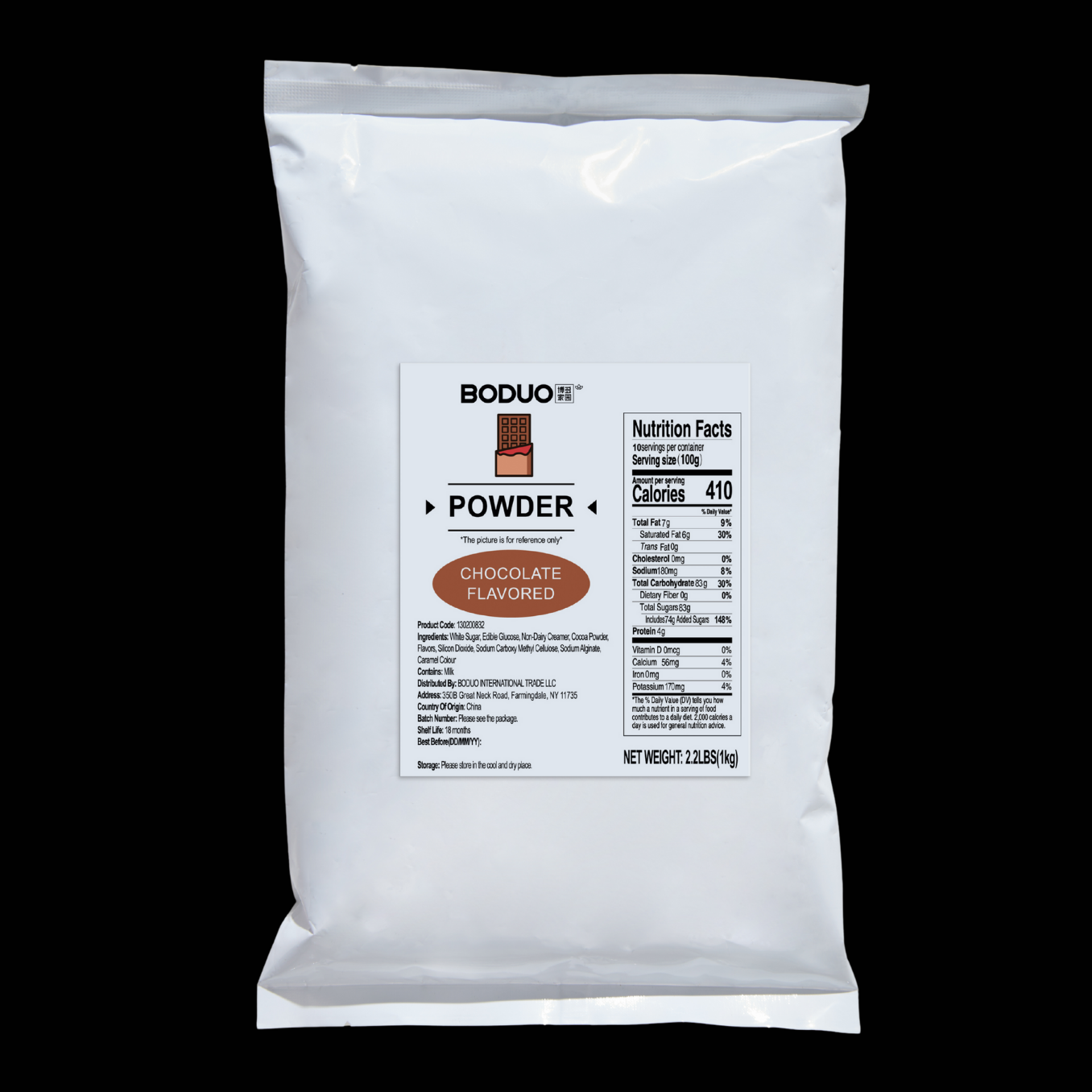 Chocolate Flavored Powder