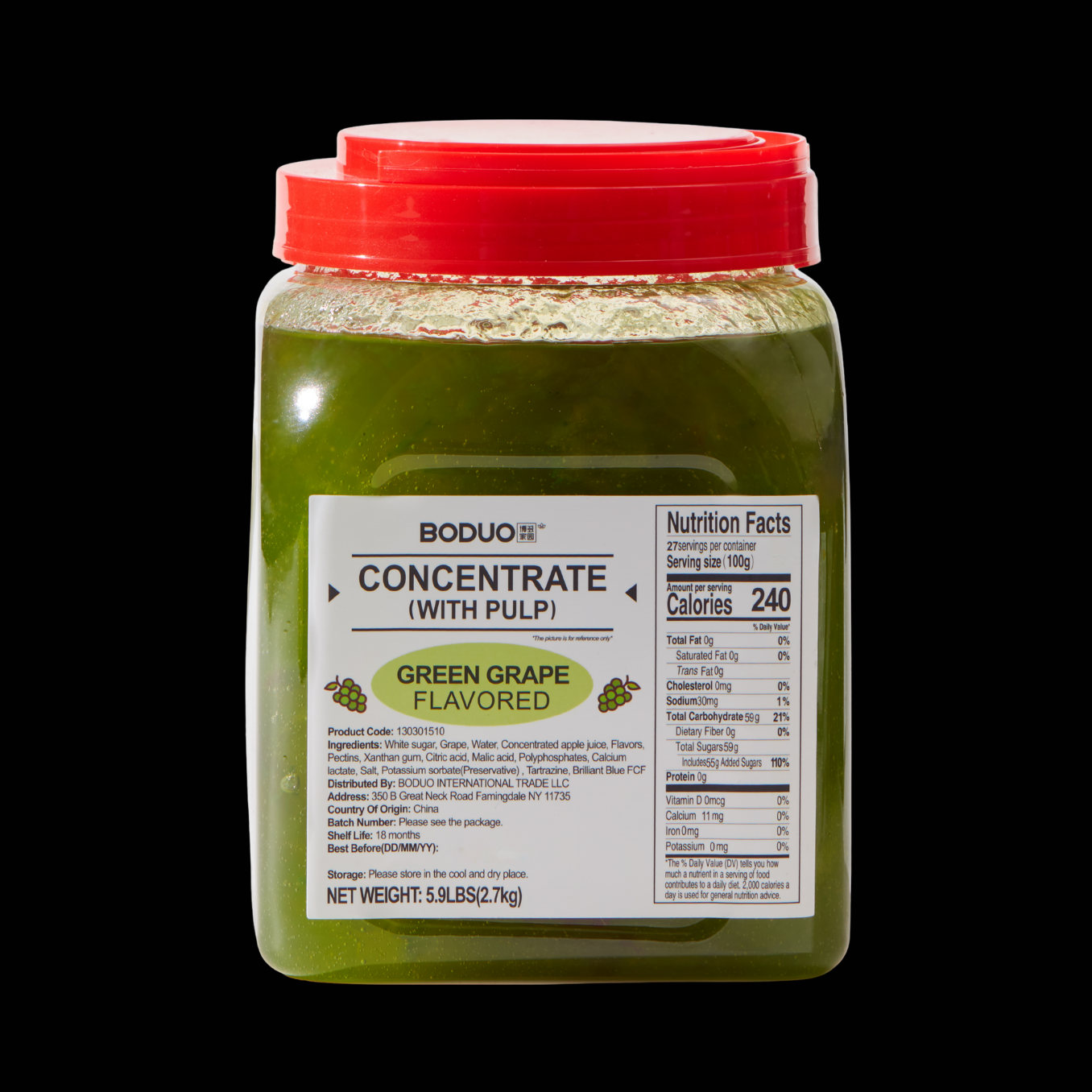 Green Grape Flavored Jam