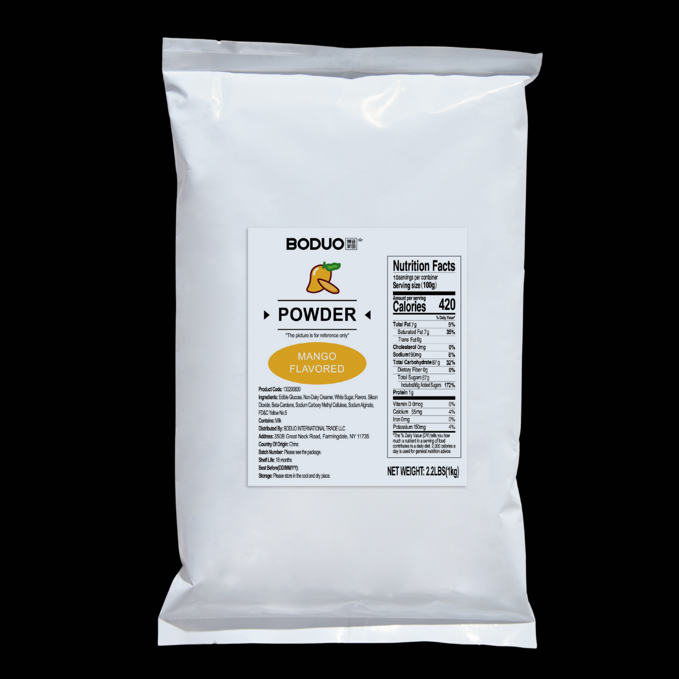 Mango Flavored Powder