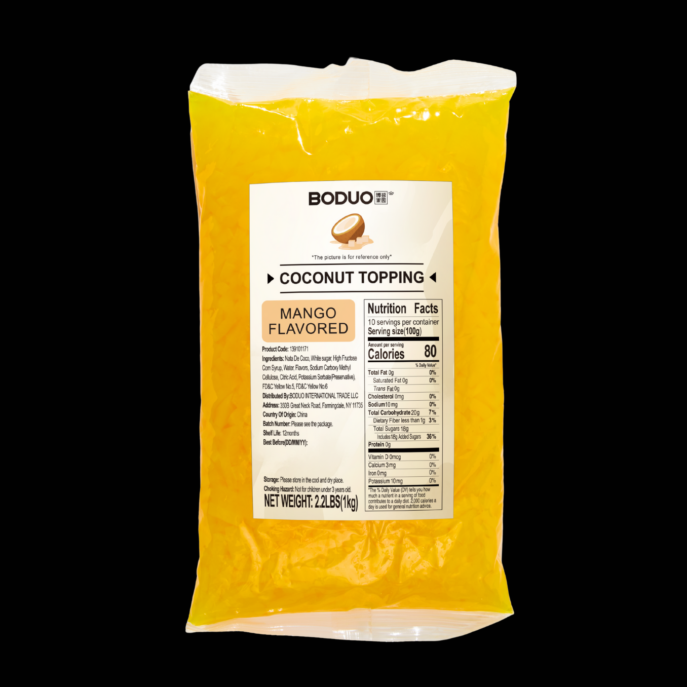 Mango Flavored Coconut Jelly