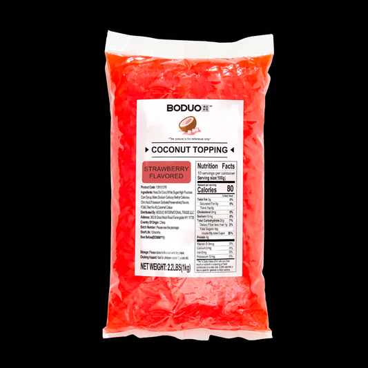 Strawberry Flavored Coconut Jelly